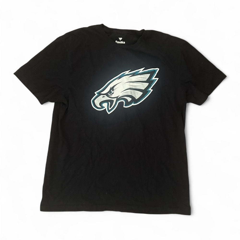 Fanatics Black Short Sleeve Eagles Tee